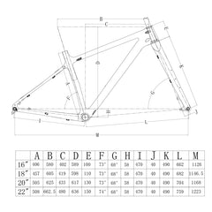 27.5er Hardtail Fat Bike Frame SN05