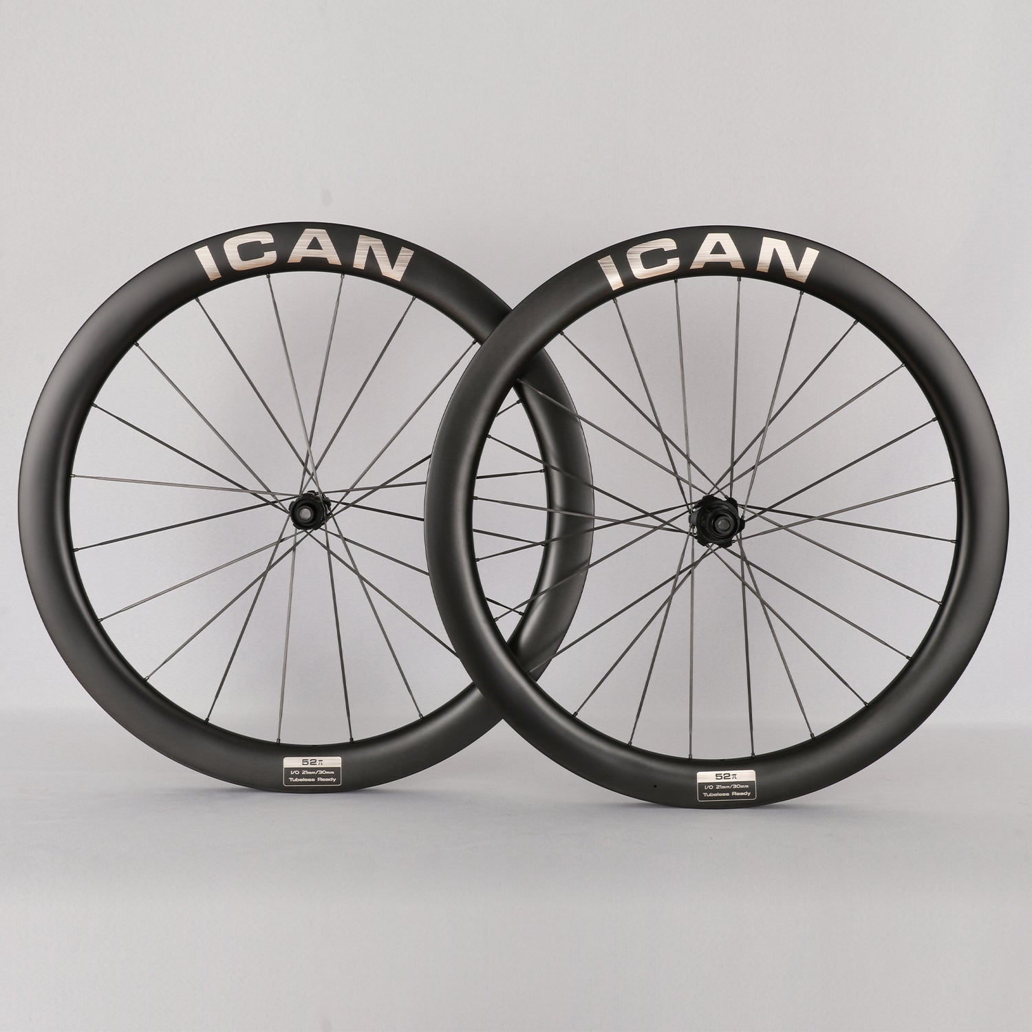 ICAN Pie 52mm Wheels Carbon Spoke 21mm Inner Width